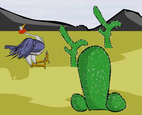Ostrich jump
