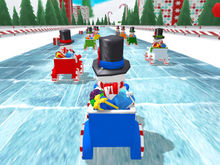 Snowman Christmas Racing